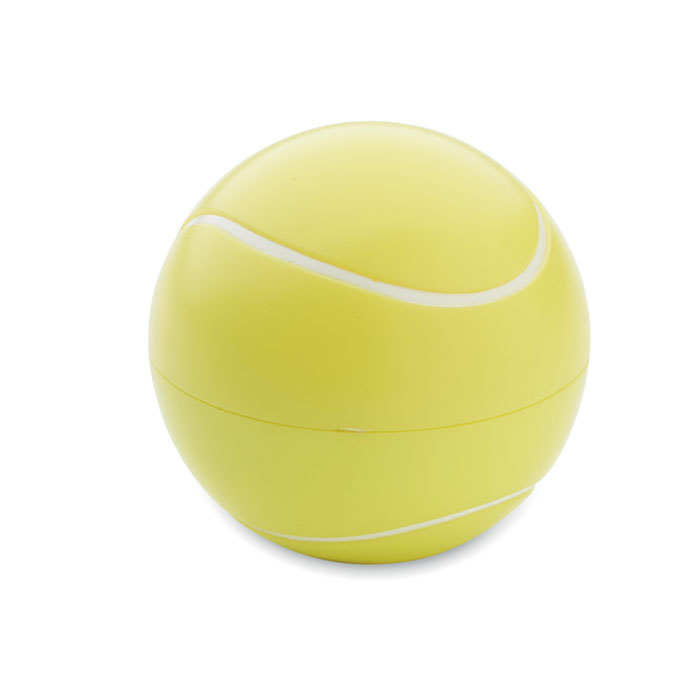 Lip balm in tennis ball shape Giallo item picture open