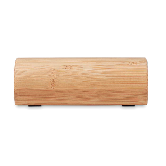 Speaker in bamboo wood item picture side