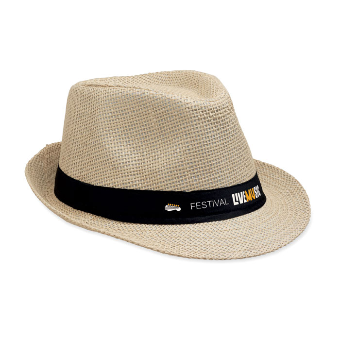 Cappello di paglia Beige item picture printed