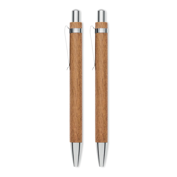 Acacia wood pen and pencil set Legno item picture 2