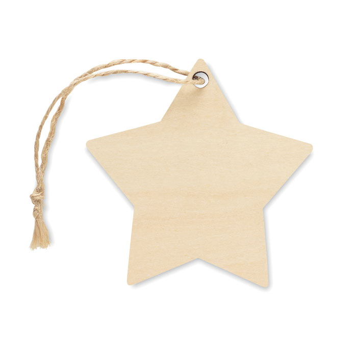 Decorazione natalizia (stella) wood item picture front
