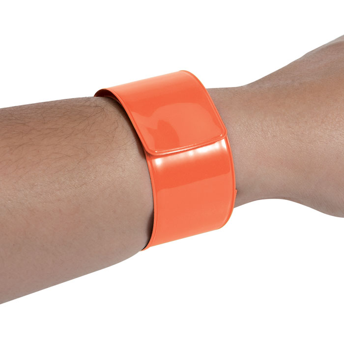 Reflective wrist strap Arancio item picture side