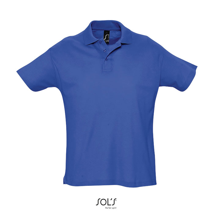 SUMMER II MEN POLO 170g royal blue item picture front