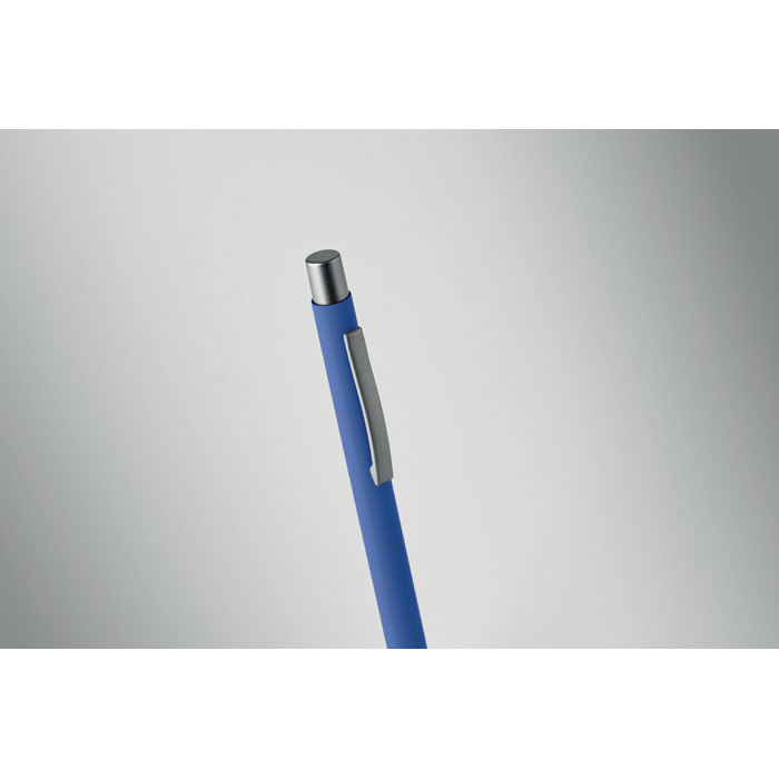 Recycled aluminium ball pen Blu Royal item detail picture