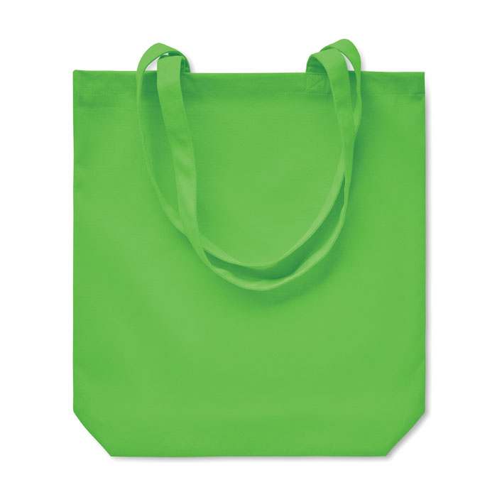 270 gr/m² Canvas shopping bag Lime item picture back
