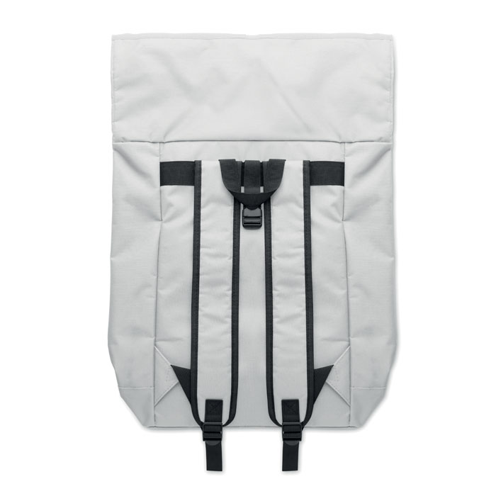 600Dpolyester rolltop backpack Bianco item picture 2