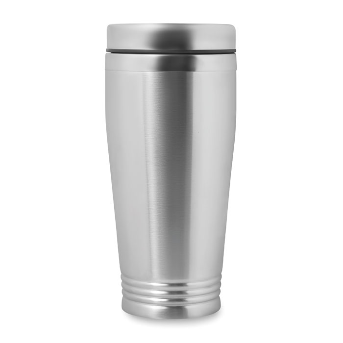 Bicchiere doppia parete 400ml Argento Opaco item picture top