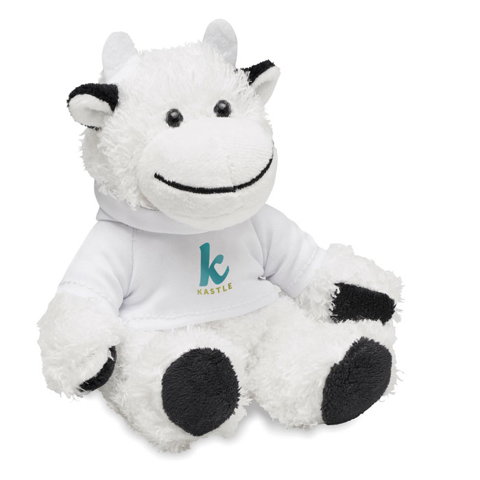 Teddy cow plush Bianco item picture printed