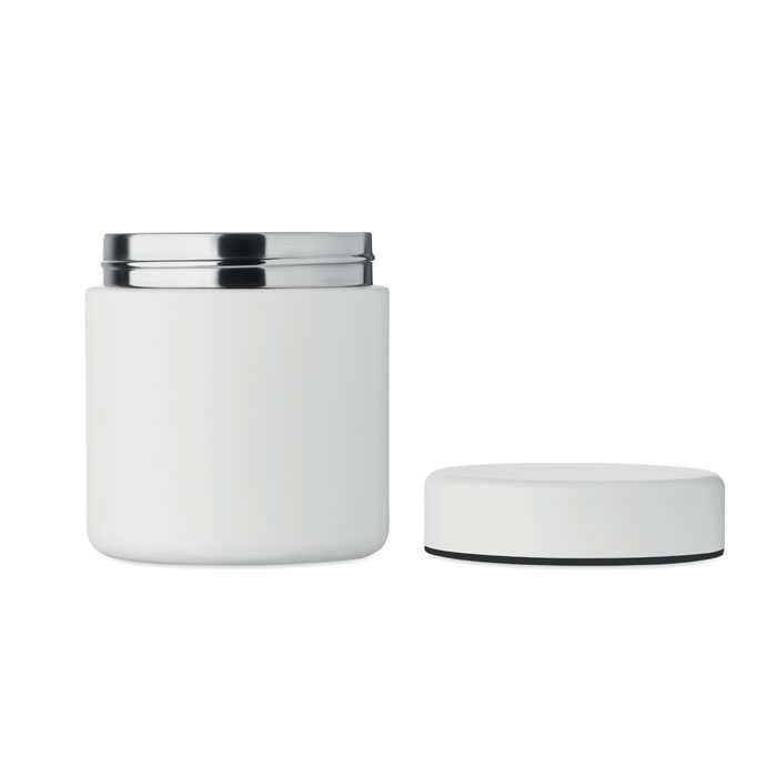 Double wall lunch pot food jar Bianco item picture open