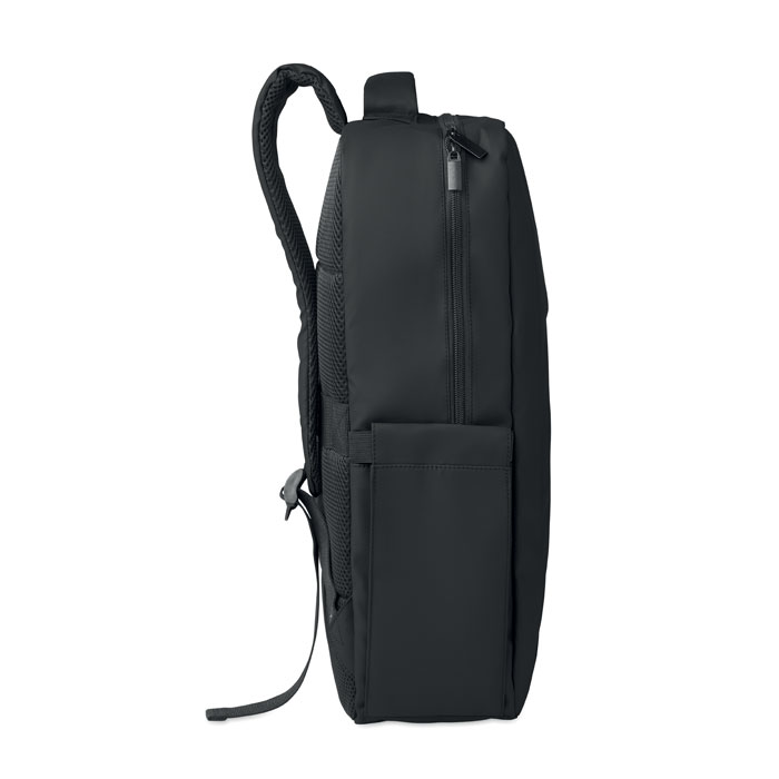 15" PU RPET laptop backpack Nero item picture 1