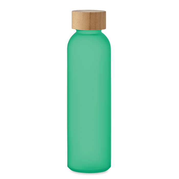 Frosted glass bottle 500ml Verde Trasparente item picture front