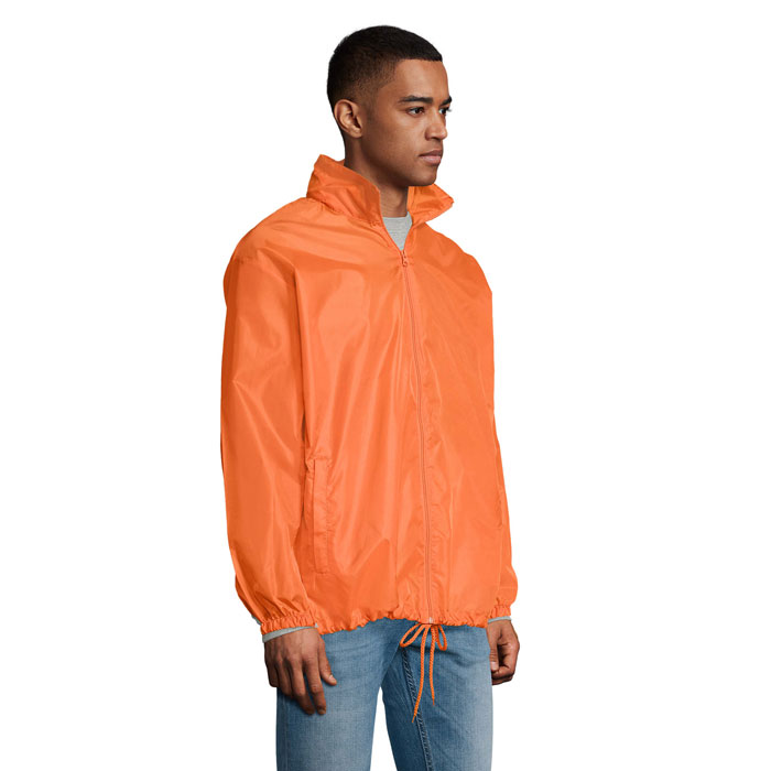 SHIFT UNISEX WINDBREAKER Arancione item picture side