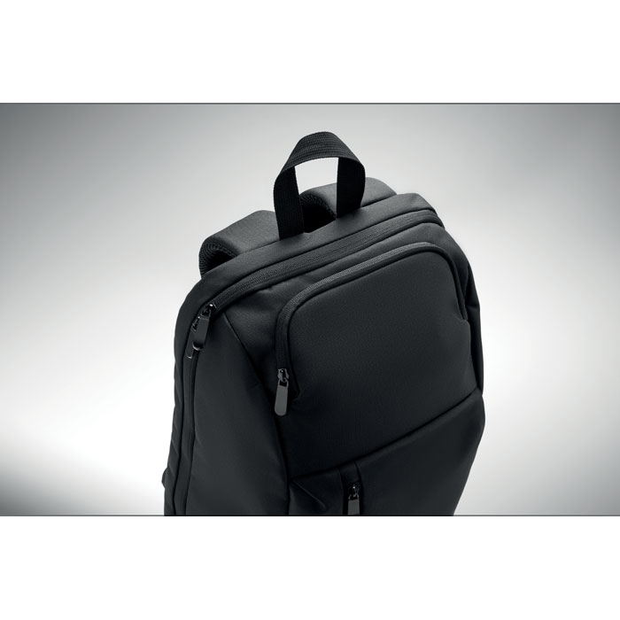 15" RPET laptop backpack 15L Nero item picture open
