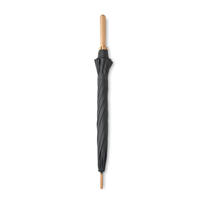 23,5 inch RPET/bamboo umbrella Nero item picture side