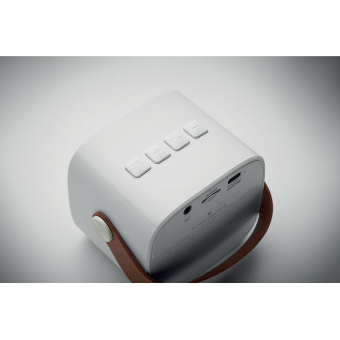 5W wireless speaker Bianco item picture box