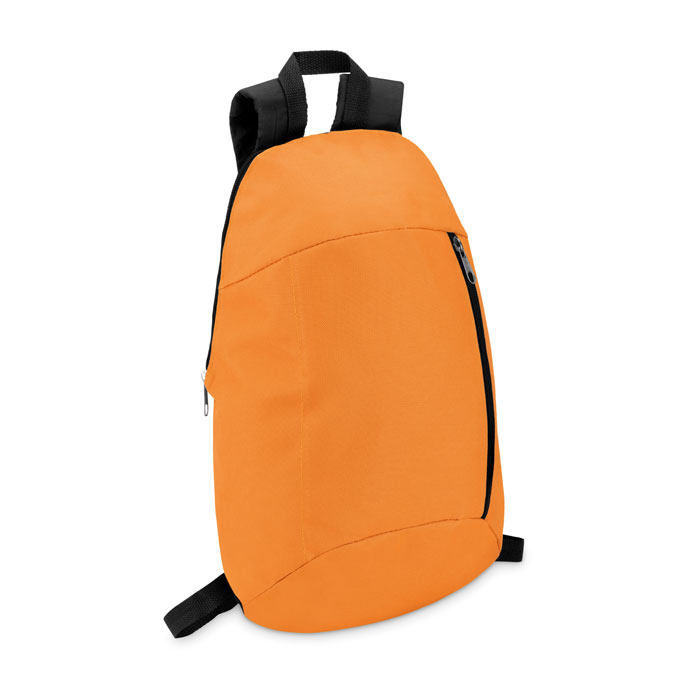 Backpack with front pocket Arancio item picture back