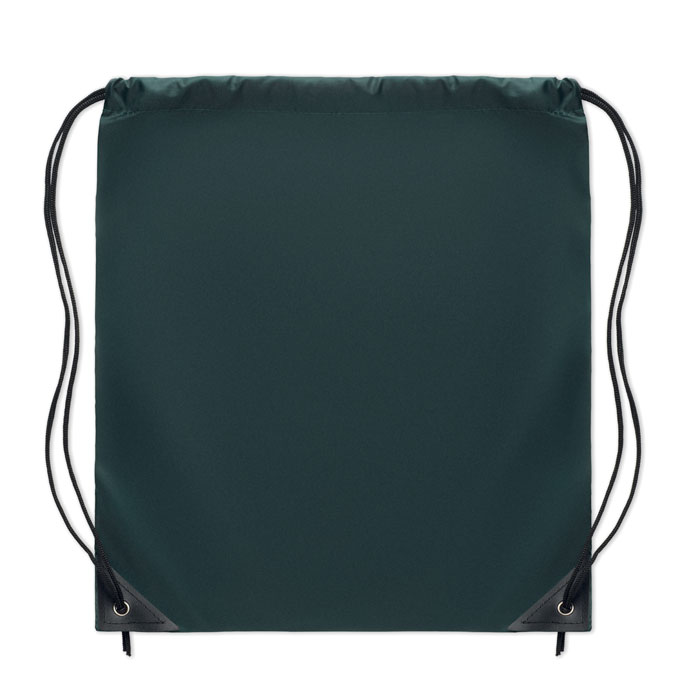 190T Polyester drawstring bag Verde Scuro item picture side