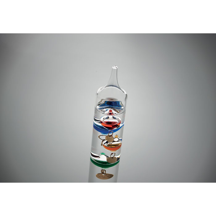 Galileo thermometer glass 28cm Trasparente item picture top