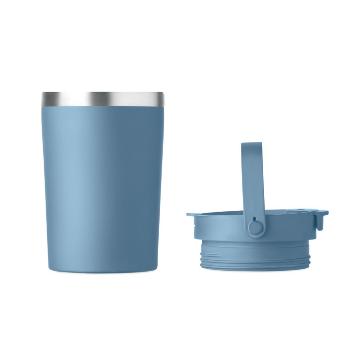 Bicchiere doppio strato 350 ml Petrolio item picture 4