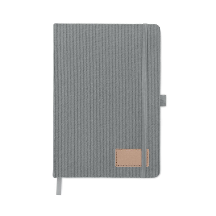 A5 notebook hard RPET cover Grigio item picture back
