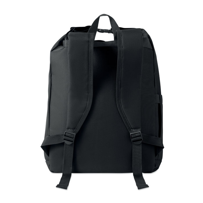15'' roll top laptop backpack Nero item picture top