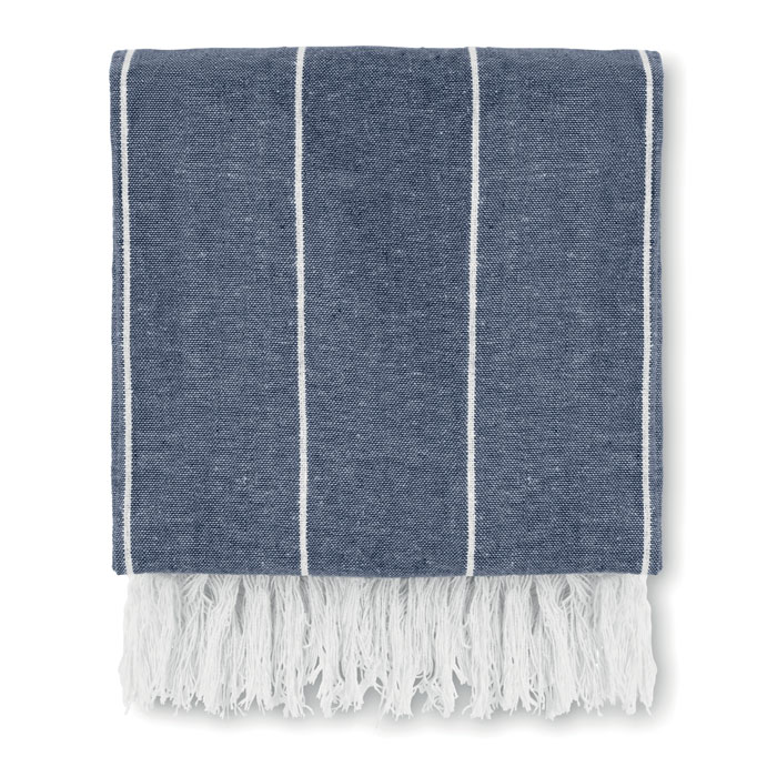 Asciugamano in cotone blue item picture back