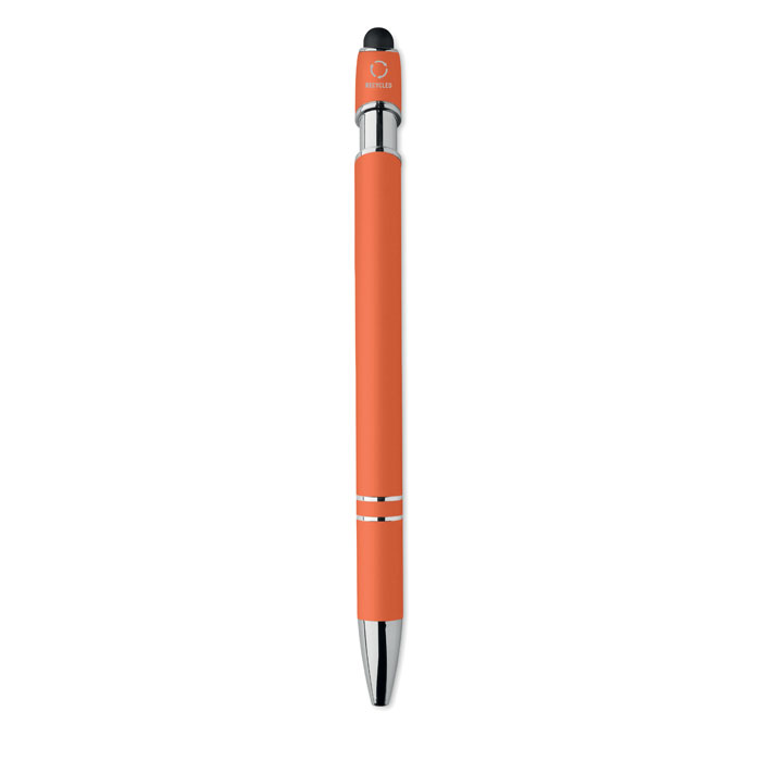 Penna in alluminio riciclato Arancio item picture top