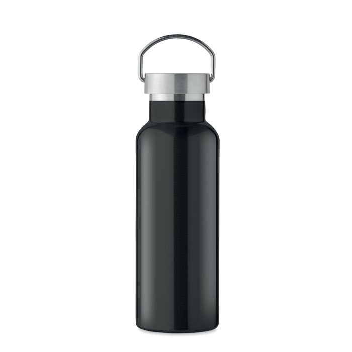 Double wall bottle 500 ml Nero item picture back