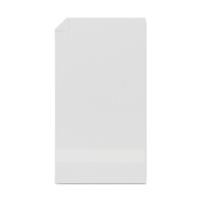 Telo in cotone organico 50x30cm Bianco item picture open