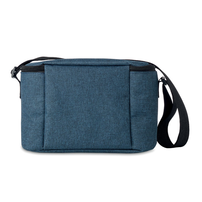 600D RPET Cooler bag for cans Blu item picture top
