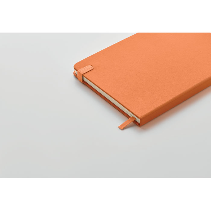 Recycled Leather A5 notebook Arancio item detail picture