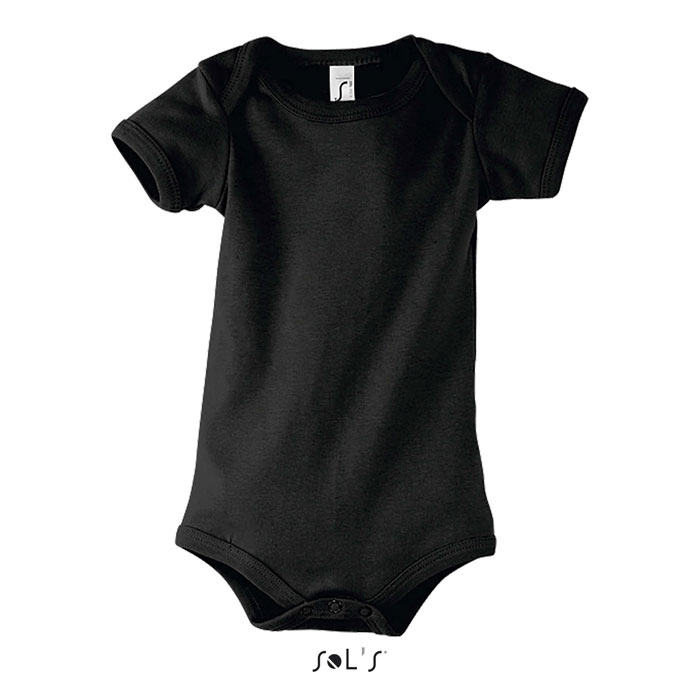 BAMBINO-BABY BODYSUIT-180g Nero / Nero Opaco item picture front