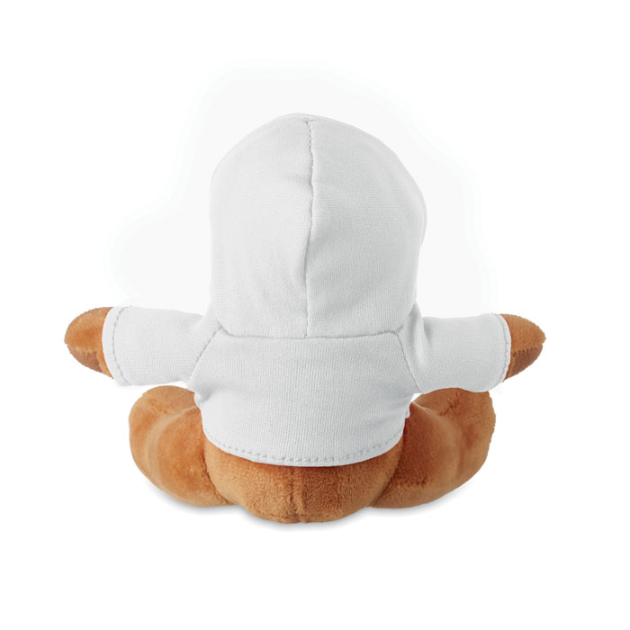 Plush reindeer with hoodie Bianco item detail picture