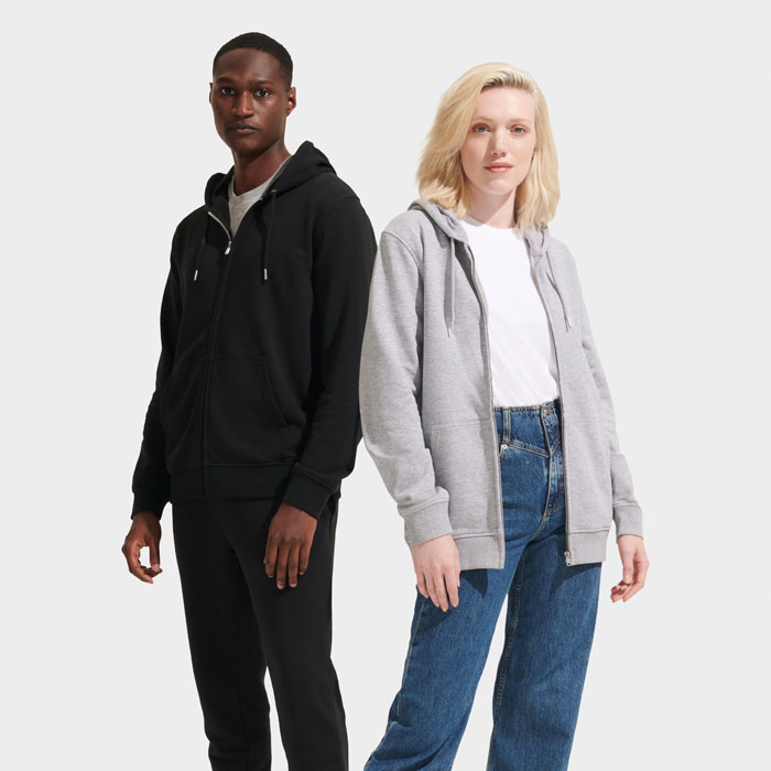 CALIPSO FULL ZIP HOODIE Nero item picture 1