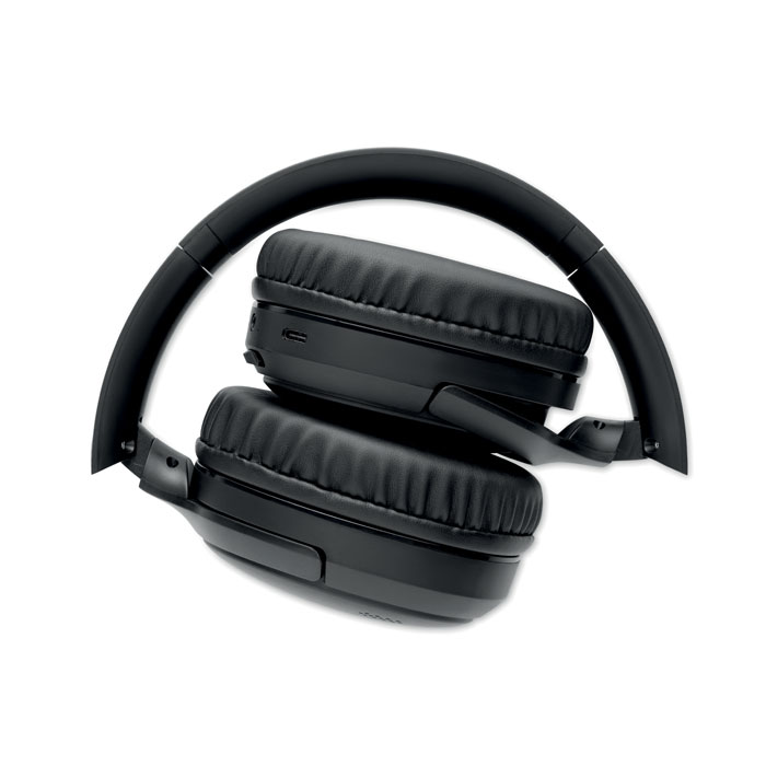 Foldable headphones in pouch Nero item picture 2