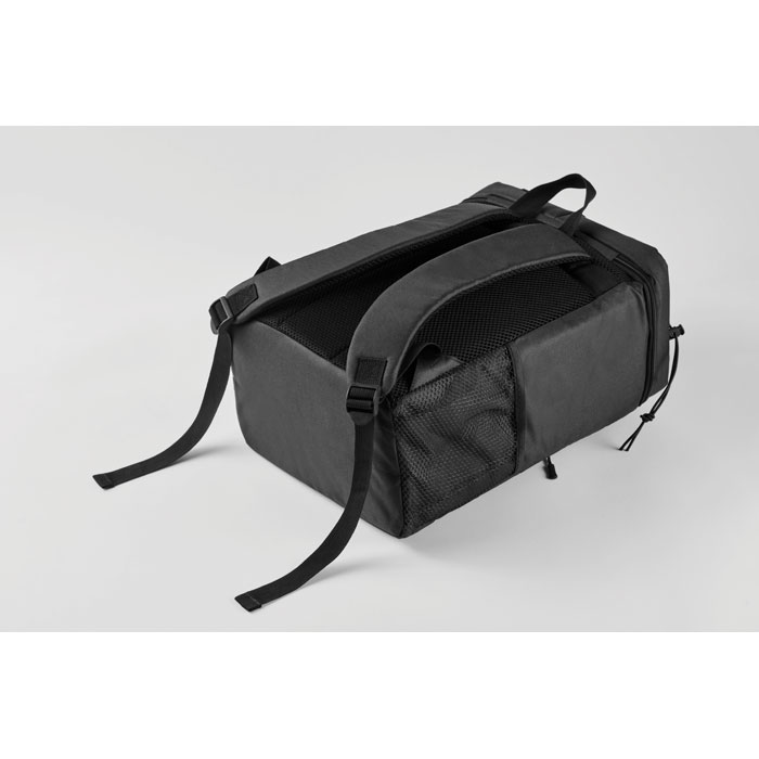 Cooler backpack in 600D RPET Nero item picture 7