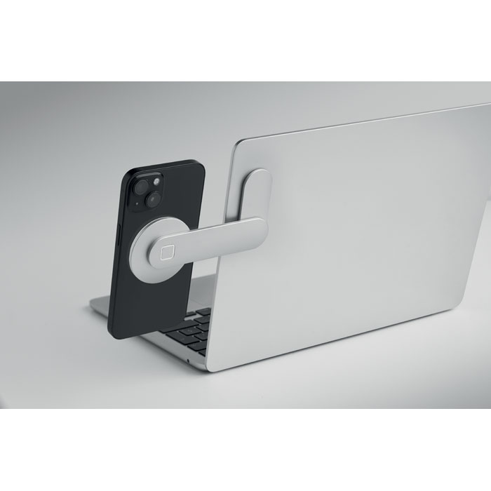 Porta telefono magnetico Argento item picture back