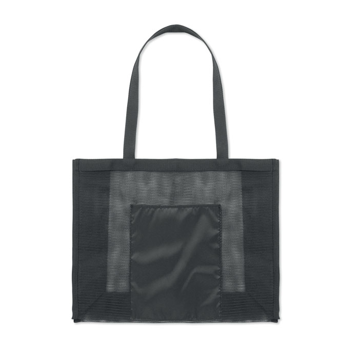 Shopper in rete RPET Nero item picture top