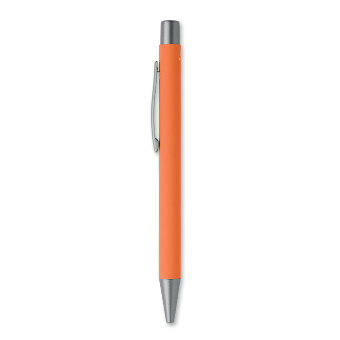 Recycled aluminium ball pen Arancio item picture back