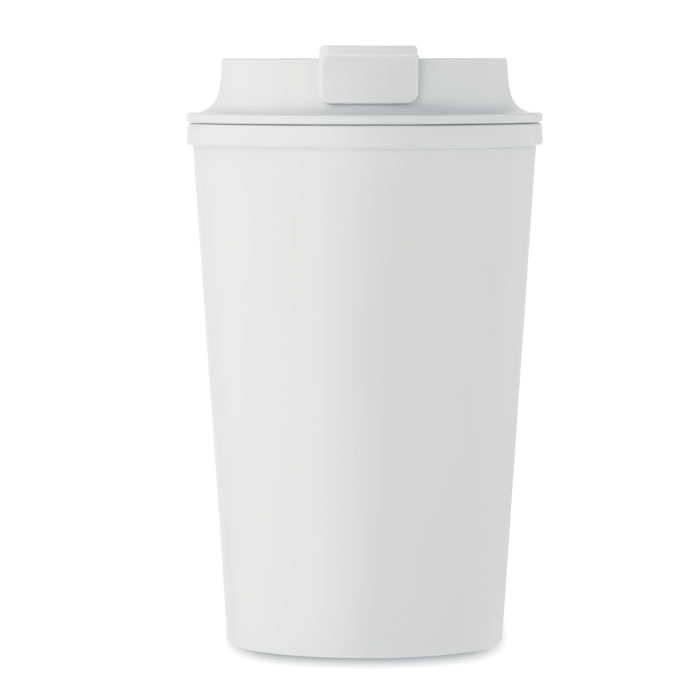 PLA double wall tumbler 350ml Bianco item picture side