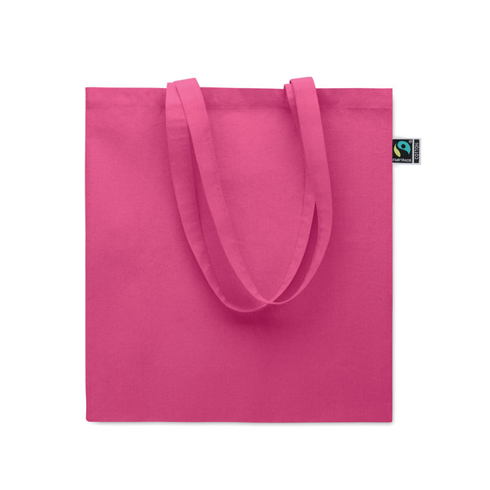 Shopper Fairtrade 180 gr Fucsia item picture back