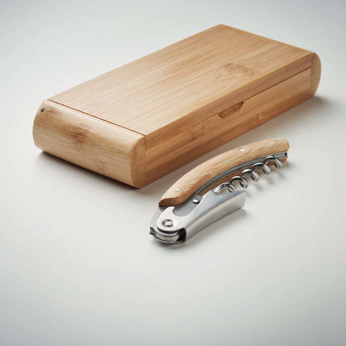Waiter's knife in bamboo Legno item detail picture