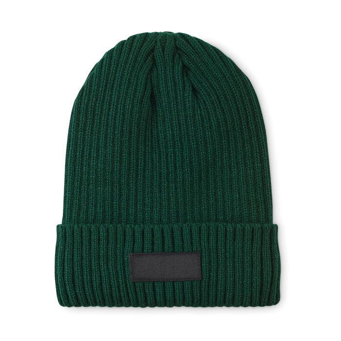 3M knitted beanie with cuff Verde Scuro item picture front