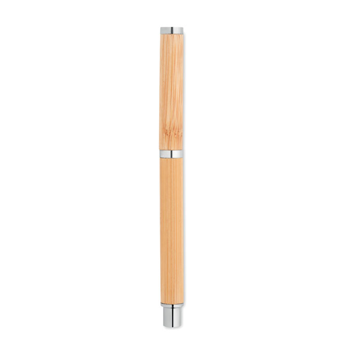 Penna gel di bamboo wood item picture back