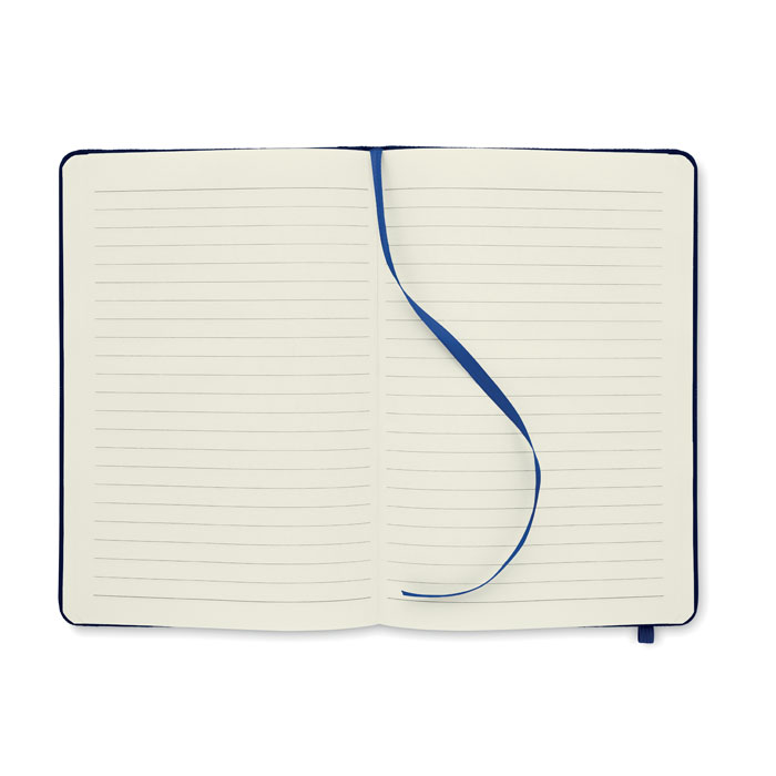 Notebook A5 in 600D RPET Blu item picture open