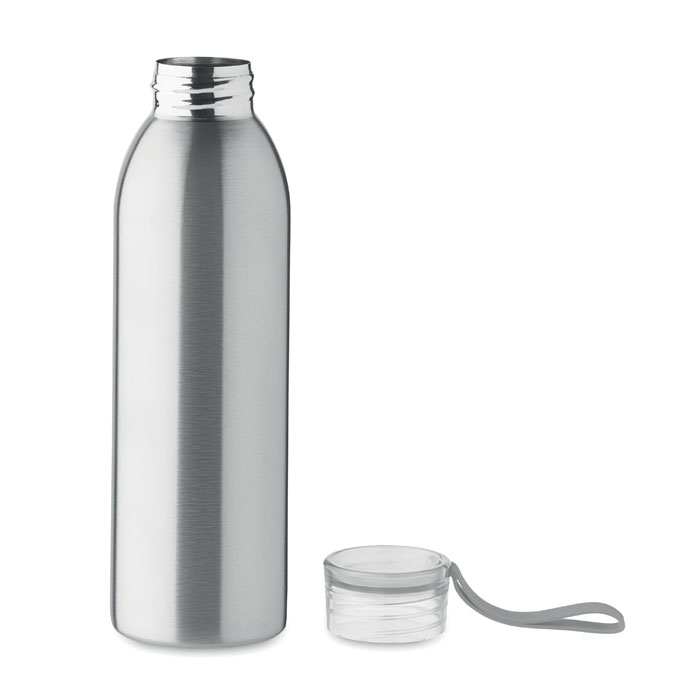 Bottiglia in acciaio inox 650ml Argento Opaco item picture open