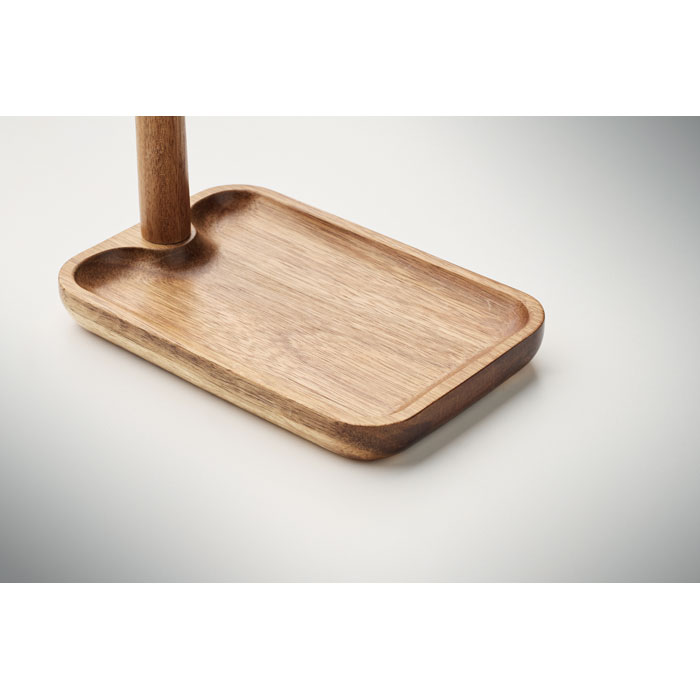 Acacia wood key tray holder Legno item picture open
