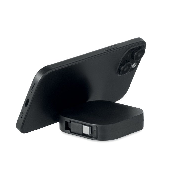 100W retractable charging cable Nero item picture open