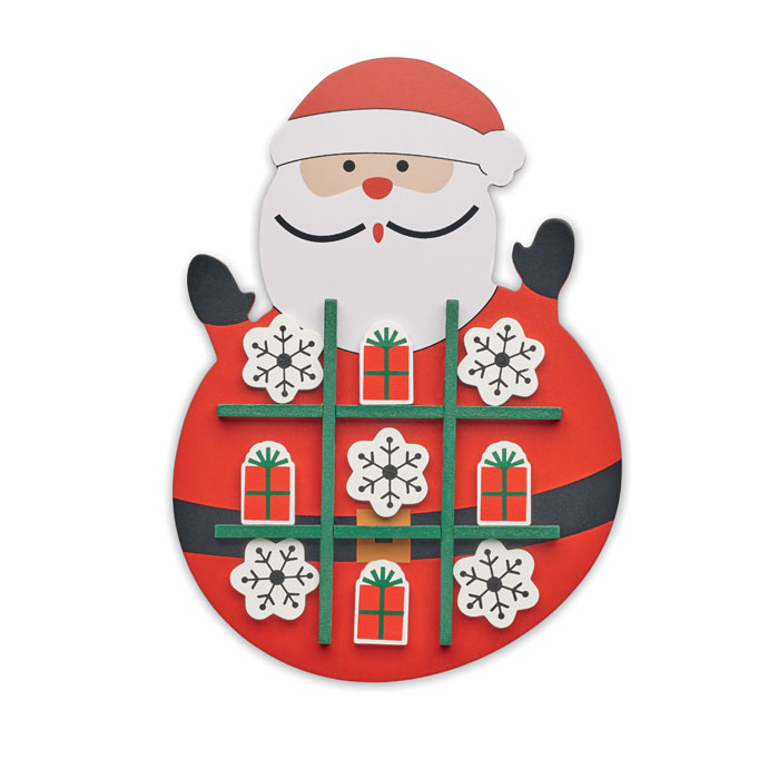 Christmas wooden tic tac toe Rosso item picture 2