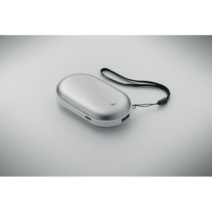 Aluminium electric hand warmer Argento Opaco item picture 7
